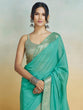Load image into Gallery viewer, Firozi Graceful Woven Handloom Pure Cotton Saree with Chanderi Cotton Clothsvilla