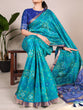 Load image into Gallery viewer, Firozi Patola Love Jacquard Silk Saree with Zari Weaving Work &amp; Unstitched Blouse
