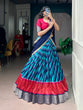 Load image into Gallery viewer, Firozi Silk Leheriya Print Lehenga Choli ClothsVilla