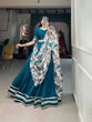 Load image into Gallery viewer, Alluring Firozi Vichitra Silk Lehenga Choli Set - Elegance Meets Sophistication ClothsVilla