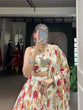 Load image into Gallery viewer, Floral Foil Print Chiffon Lehenga ClothsVilla