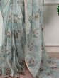 Load image into Gallery viewer, Floral Print Kota Doria Saree ClothsVilla
