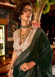 Load image into Gallery viewer, Forest Green Timeless Blended Silk Saree – A Perfect Blend of Tradition &amp; Elegance ClothsVilla