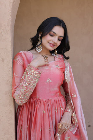 Gajari Fendi Luxury Silk Gown ClothsVilla