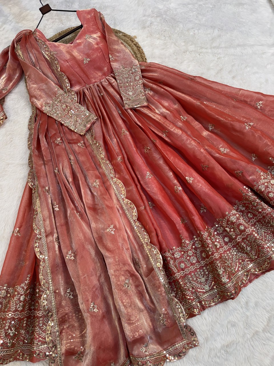 Gajari Fendi Luxury Silk Gown ClothsVilla
