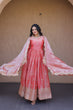 Load image into Gallery viewer, Gajari Fendi Luxury Silk Gown ClothsVilla