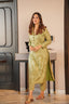Garden Green Pure Maslin Heavy Digital Printed Kurti Set ClothsVilla