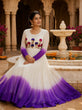 Load image into Gallery viewer, Georgette Gown with Woolen Thread Work ClothsVilla