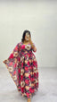 Graceful Heavy Chinon Printed Gown Set – Effortless Elegance! ClothsVilla