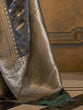 Load image into Gallery viewer, Gray Classic Banarasi Silk Blend Saree – Perfect for Weddings &amp; Festive Occasions ClothsVilla