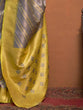 Load image into Gallery viewer, Gray Elegant Banarasi Silk Blend Saree with Unstitched Blouse ClothsVilla
