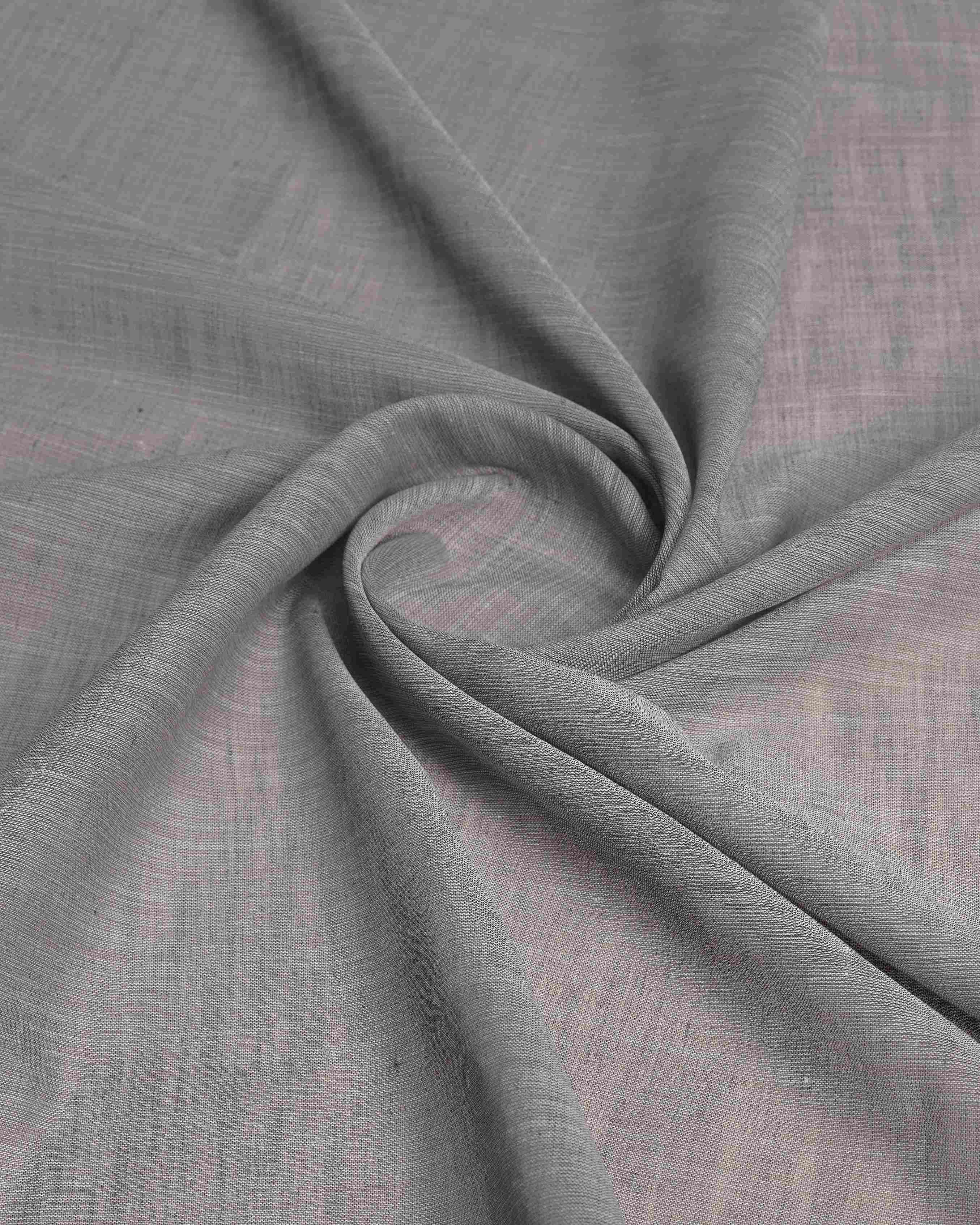 Gray Elegant Solid Saree with Zari Border – Timeless Grace ClothsVilla