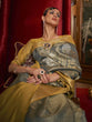 Load image into Gallery viewer, Gray Elegant Tanchoi Woven Banarasi Silk Blend Saree with Blouse Piece ClothsVilla