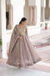 Load image into Gallery viewer, Gray Gold Crush Anarkali Gown ClothsVilla