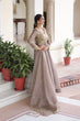 Load image into Gallery viewer, Gray Gold Crush Anarkali Gown ClothsVilla