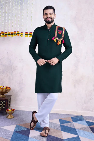 Green Color Navratri Special for Mens Wear Collection Clothsvilla