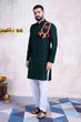 Load image into Gallery viewer, Green Color Navratri Special for Mens Wear Collection Clothsvilla