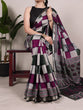Load image into Gallery viewer, Green Elegant Chanderi Printed Saree with Temple Border &amp; Matching Blouse ClothsVilla