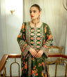 Load image into Gallery viewer, Green Elegant Heavy Chinon Silk Digital Print Suit Set ClothsVilla