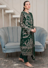 Load image into Gallery viewer, Green Elegant Heavy Faux Georgette Embroidered Suit Set ClothsVilla