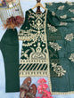 Load image into Gallery viewer, Green Elegant Heavy Faux Georgette Embroidered Suit Set ClothsVilla