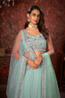 Load image into Gallery viewer, Exquisite Green Embroidered Fox Georgette Girlish Trendy Lehenga ClothsVilla