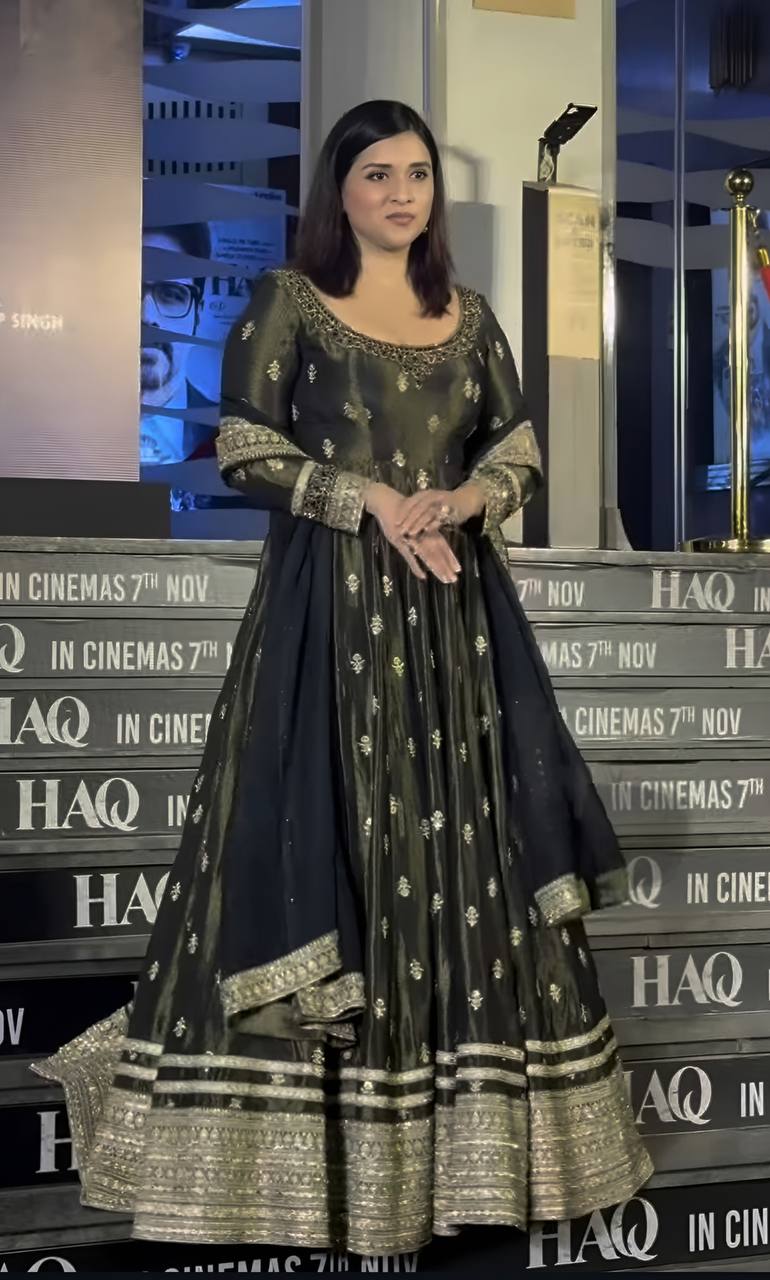 Green Embroidered Gown Set ClothsVilla