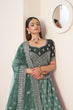 Load image into Gallery viewer, Green Embroidered Lehenga Choli Set - Perfect for Parties ClothsVilla