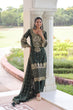 Load image into Gallery viewer, Green Faux Blooming Embroidered Kurti Pant Set ClothsVilla