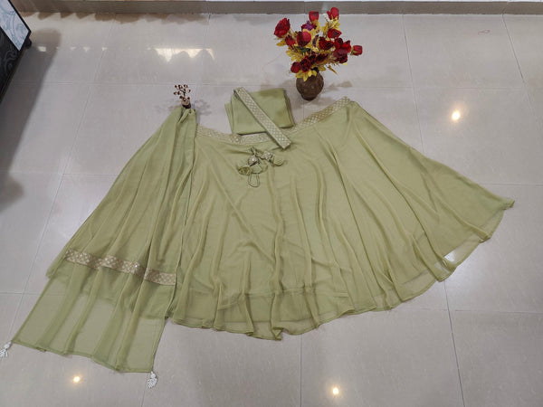 Green Flair Designer Lehenga Choli ClothsVilla