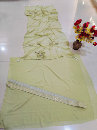 Green Flair Designer Lehenga Choli ClothsVilla