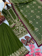 Load image into Gallery viewer, Green Heavy Embroidered Plazzo Set ClothsVilla