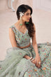 Load image into Gallery viewer, Designer Green Lehenga Choli with Multicolor Thread Embroidery ClothsVilla