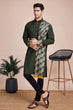 Load image into Gallery viewer, Green Men&#39;s Designer Kurta - Latest Festival Collection ClothsVilla