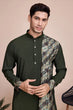 Load image into Gallery viewer, Green Men&#39;s Designer Kurta - Latest Festival Collection ClothsVilla
