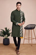 Load image into Gallery viewer, Green Men&#39;s Designer Kurta - Latest Festival Collection ClothsVilla