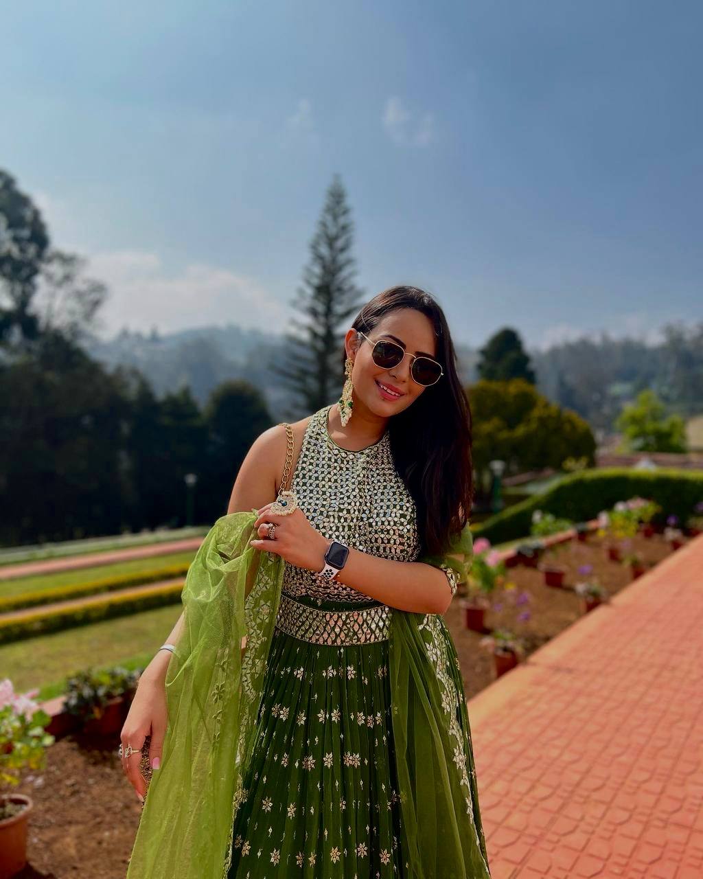 Green New Day, New Lehenga – Shine in This Stunning Ensemble ClothsVilla