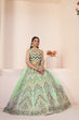 Load image into Gallery viewer, Mesmerizing Green Party Wear Lehenga Choli Set ClothsVilla