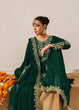 Load image into Gallery viewer, Green Premium Faux Georgette Coding–Sequins Plazo Set with Dupatta ClothsVilla