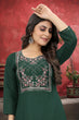 Load image into Gallery viewer, Green Rayon Kurta Set With Pant ClothsVilla