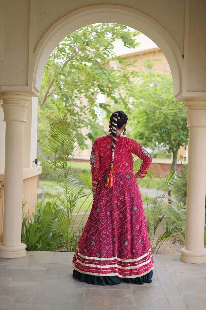 Green Rayon Lehenga Choli with Shrug ClothsVilla