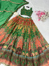 Load image into Gallery viewer, Green Ri8 Fashion Exclusive Lehenga Choli Set for Women ClothsVilla