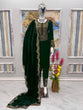 Load image into Gallery viewer, Green Stunning Look Collection - Elegant Velvet Ensemble Clothsvilla