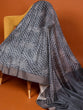 Load image into Gallery viewer, Grey Color Handloom Kotha Border Digital Printed Saree ClothsVilla
