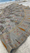 Load image into Gallery viewer, Grey Kasturi Silk Embroidered Lehenga Set with Tassel Blouse &amp; Net Dupatta ClothsVilla