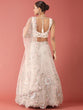 Load image into Gallery viewer, Grey Net Sequinse Work Semi-Stitched Lehenga &amp; Unstitched Blouse, Dupatta ClothsVilla
