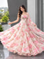 Haldi Special Digital Printed Organza Lehenga Choli with Lace Dupatta ClothsVilla