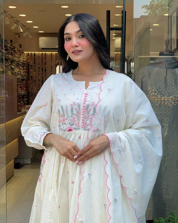 Handwork Mal Cotton Palazzo Set ClothsVilla