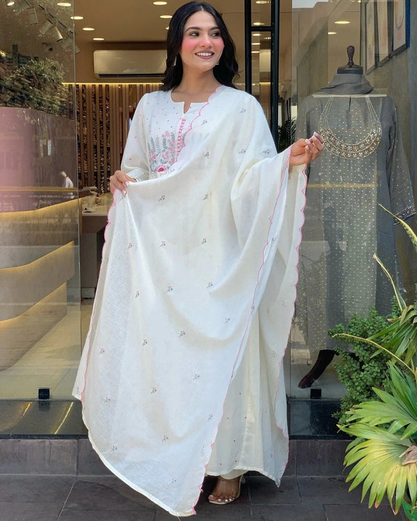 Handwork Mal Cotton Palazzo Set ClothsVilla