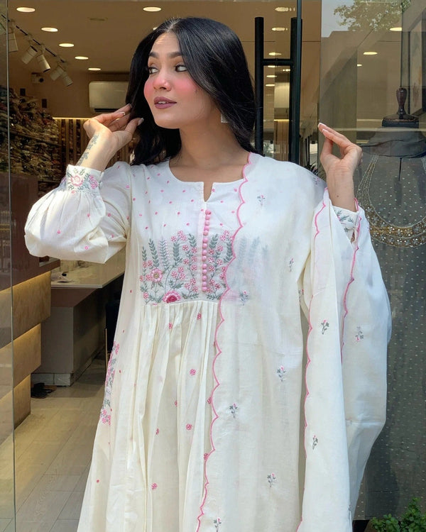 Handwork Mal Cotton Palazzo Set ClothsVilla